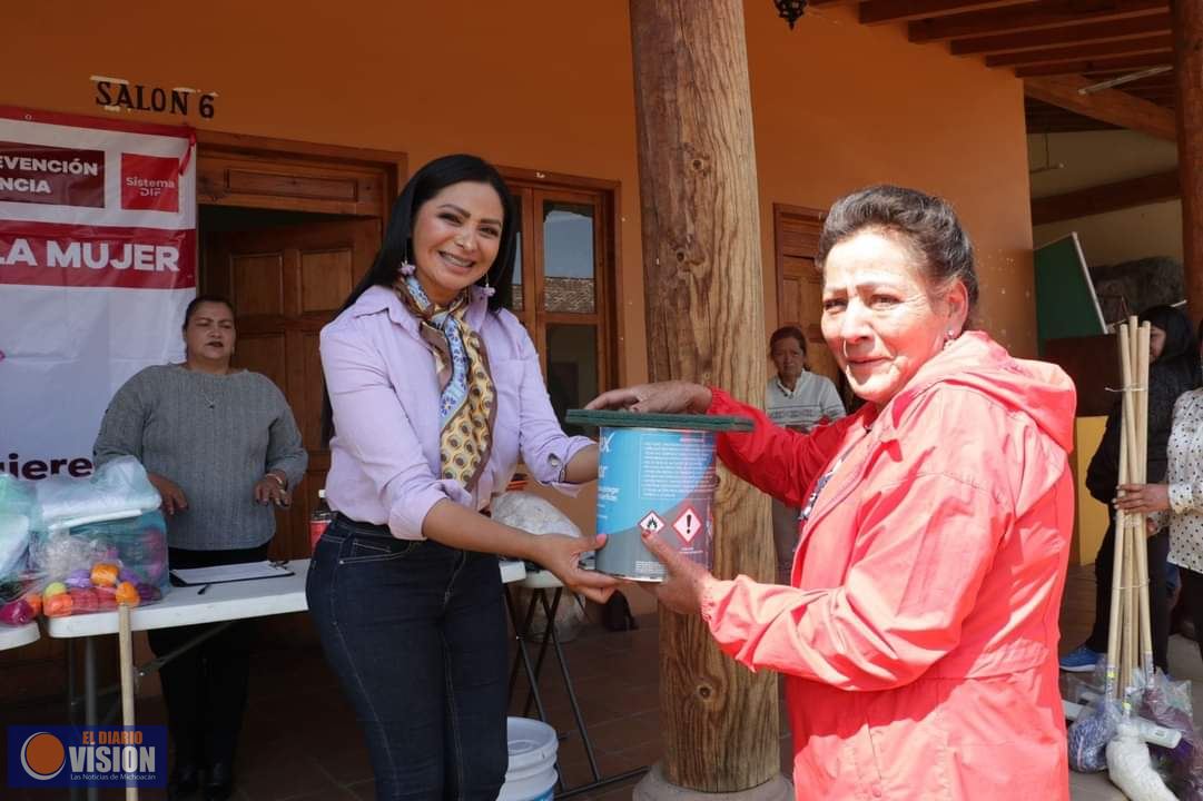 Mujeres constructoras de paz rehabilitarán espacios públicos de Salvador Escalante