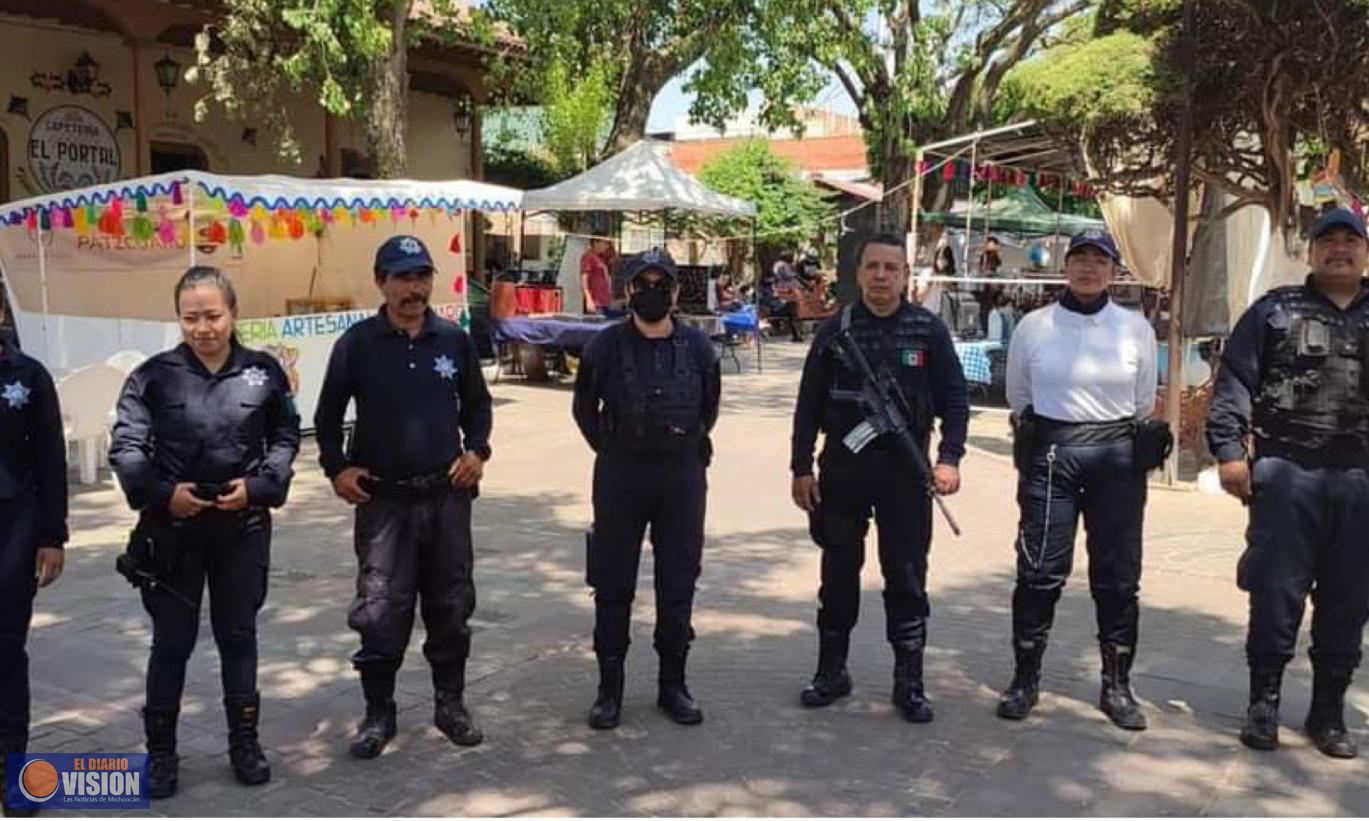Operativo policial durante Festival de la Cerveza Artesanal, para garantizar seguridad