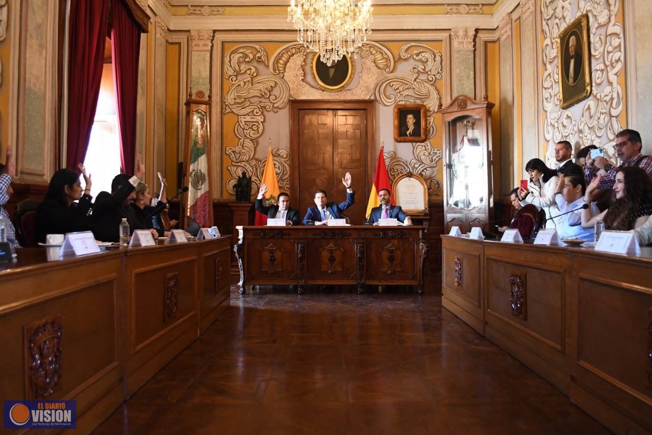 Ayuntamiento de Morelia aprueba modificación del Programa Anual de Inversión 2023