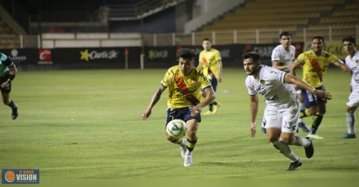Atlético Morelia hila su tercera victoria consecutiva ante Dorados.