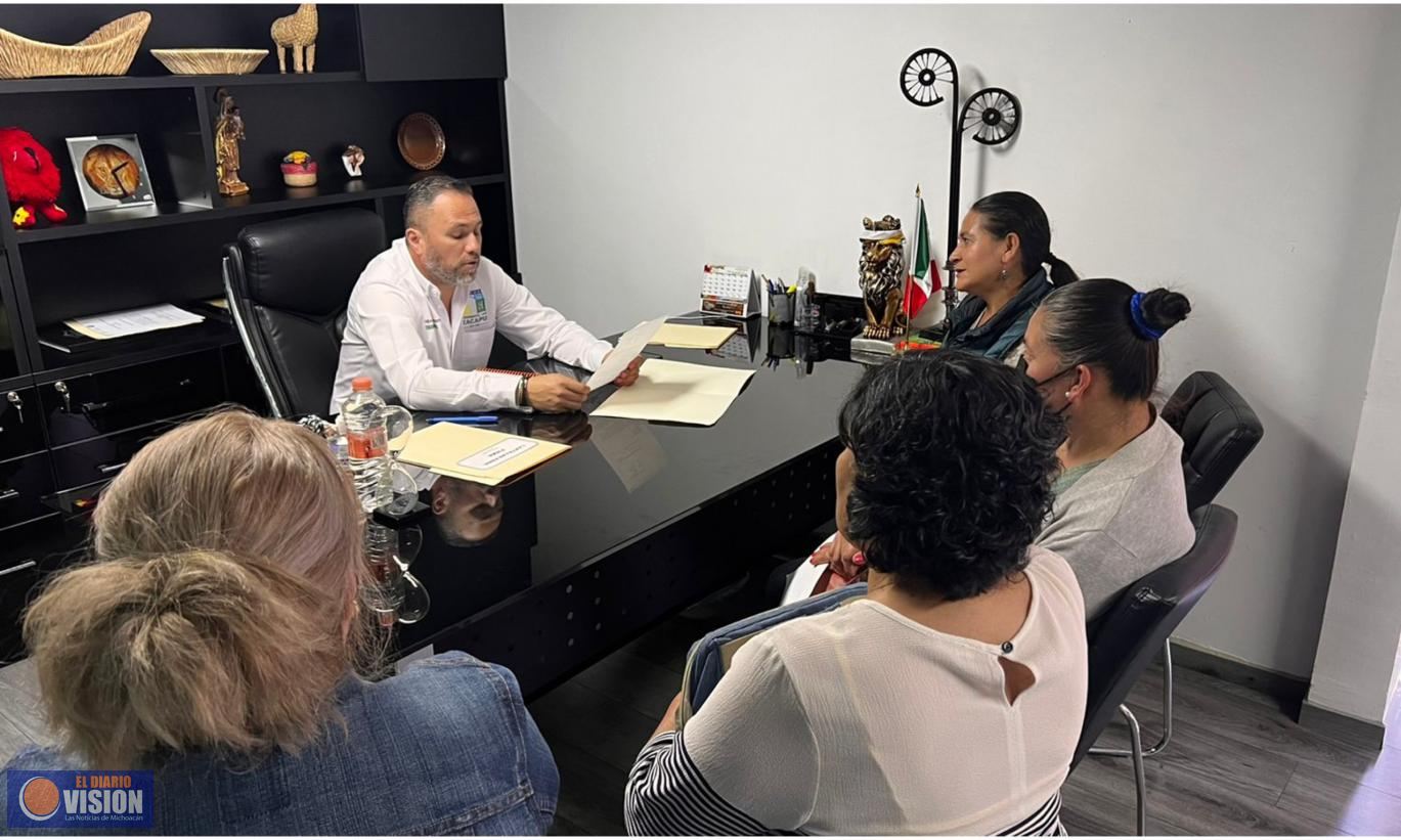 Atiende Alcalde de Zacapu peticiones del sector 095 de educación preescolar 