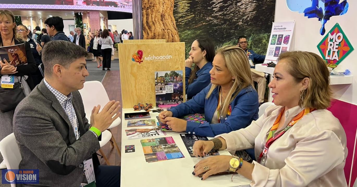 Morelia se consolida como destino líder en el Tianguis Turístico de México