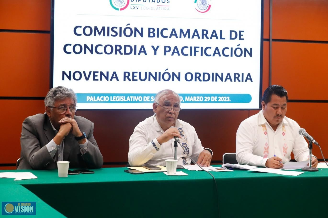 Cocopa llamará al Senado a dictaminar minuta de ley sobre desplazamiento forzado interno