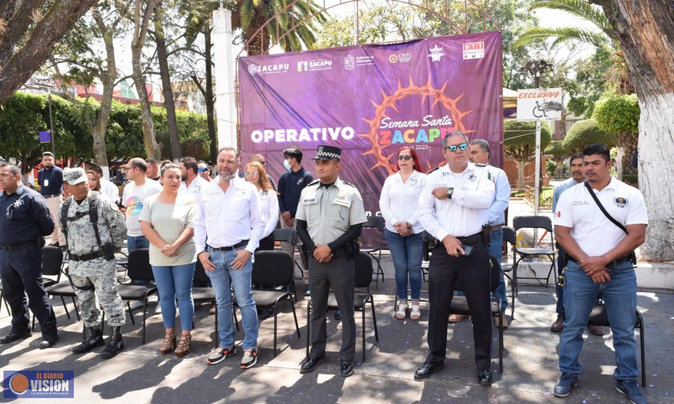 Da Alcalde Luis Felipe León Balbanera banderazo de arranque al Operativo Semana Santa 