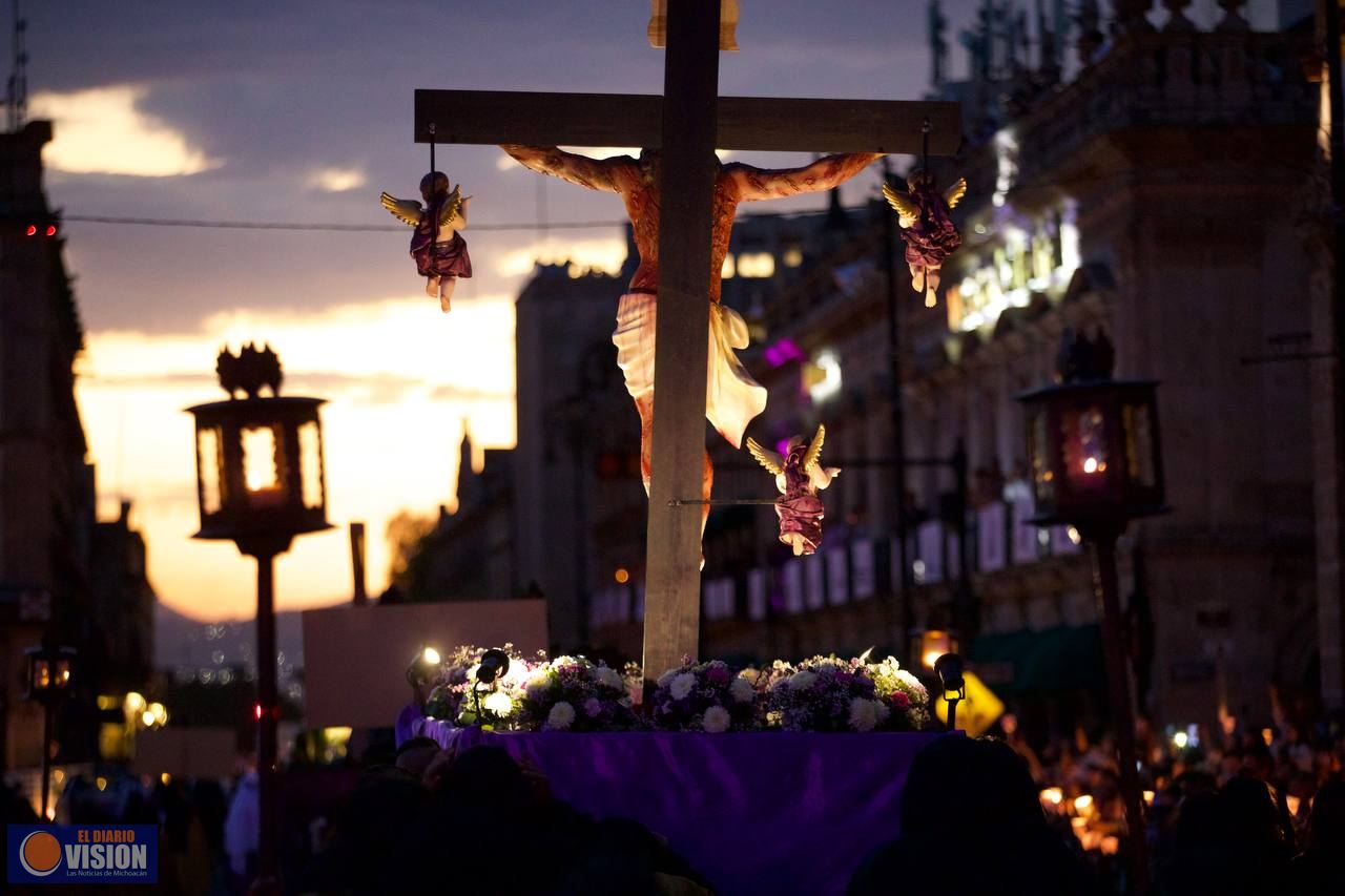 Este Viernes Santo, vive la Procesión del Silencio en Morelia