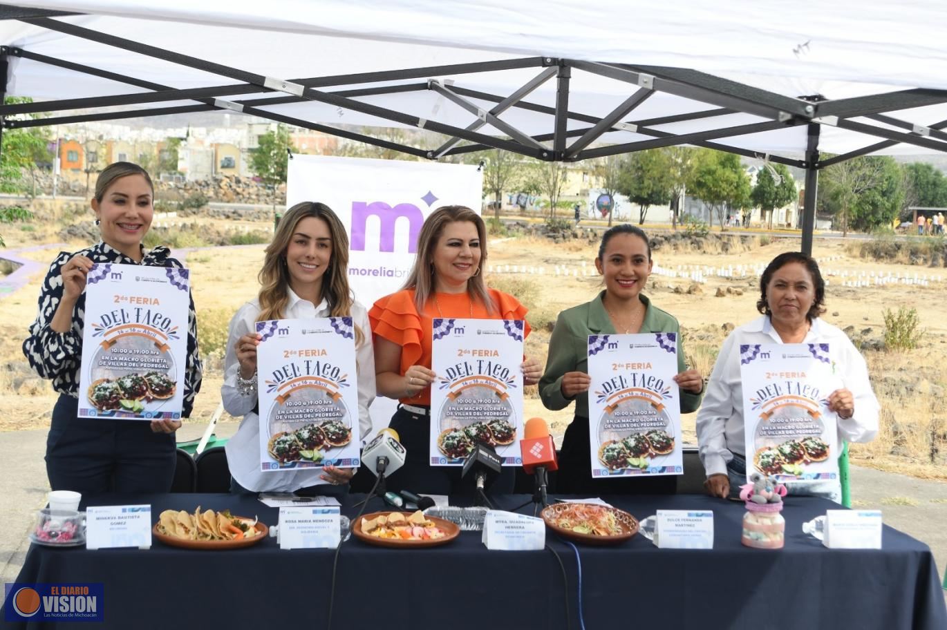 Presenta SEFECO 2ª edición de la Feria del Taco en Villas del Pedregal