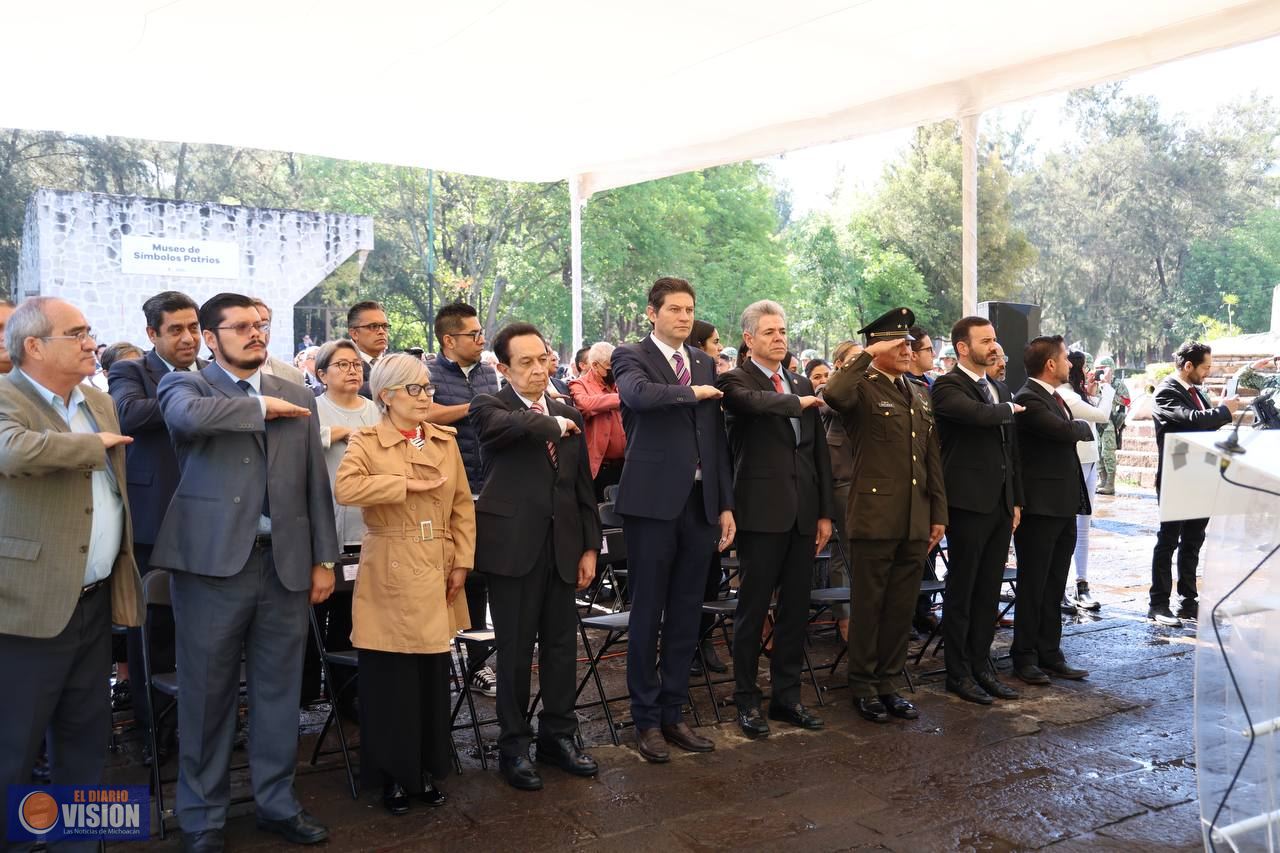 Encabeza Alfonso Martínez acto del LXIX Aniversario Luctuoso Gral. Francisco J. Múgica