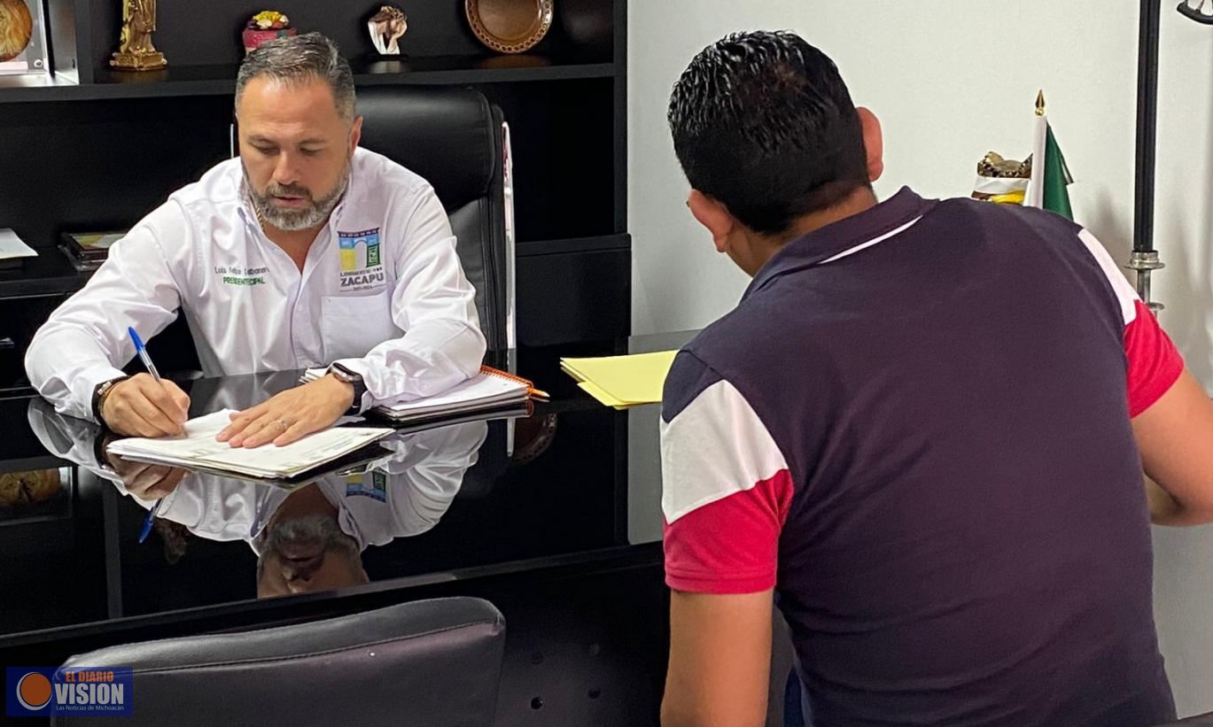 Se reúne Balbanera, con directivo del tele bachillerato del Pueblito