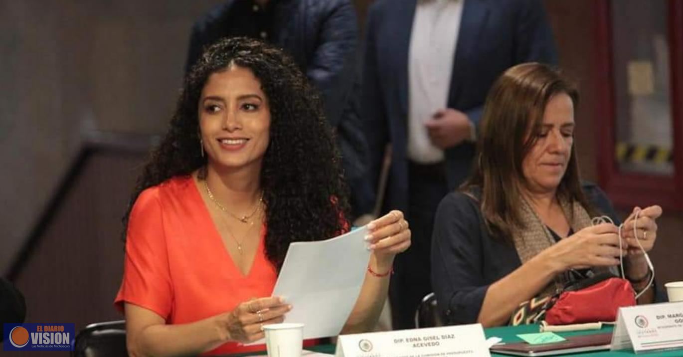 Edna Díaz Acevedo, participa en la Reunión Ordinaria de la Comisión de Presupuesto y Cuenta Pública