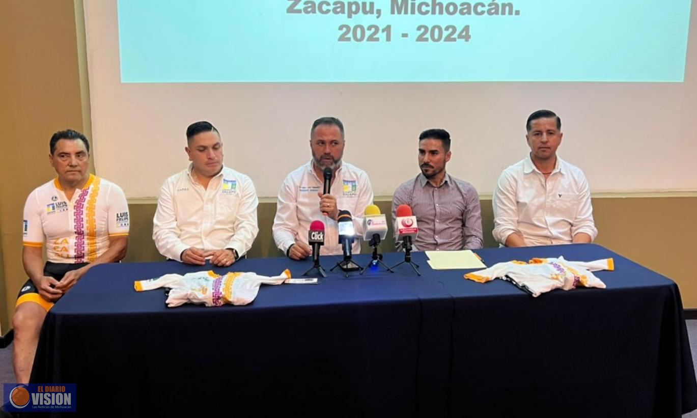 Impulsa presidente Luis Felipe León Balbanera, a la selección municipal de ciclismo