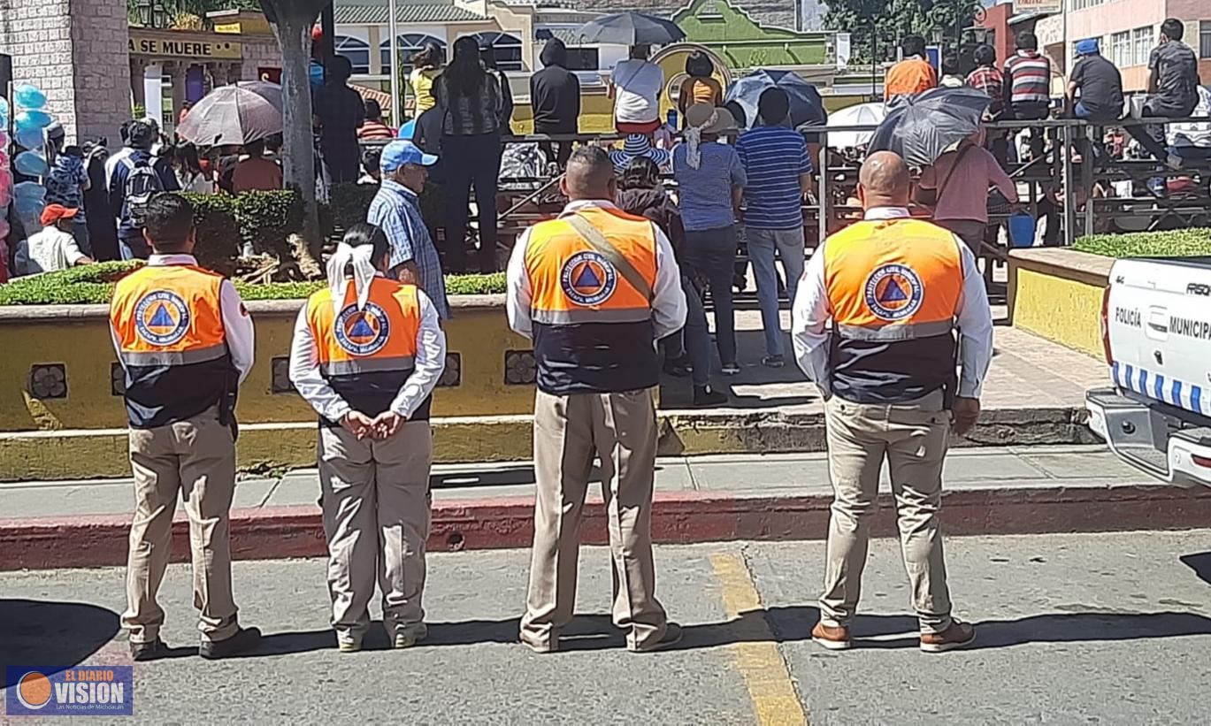 Preparan programa vial y de seguridad, para mega fiesta del Día del niño en Zacapu