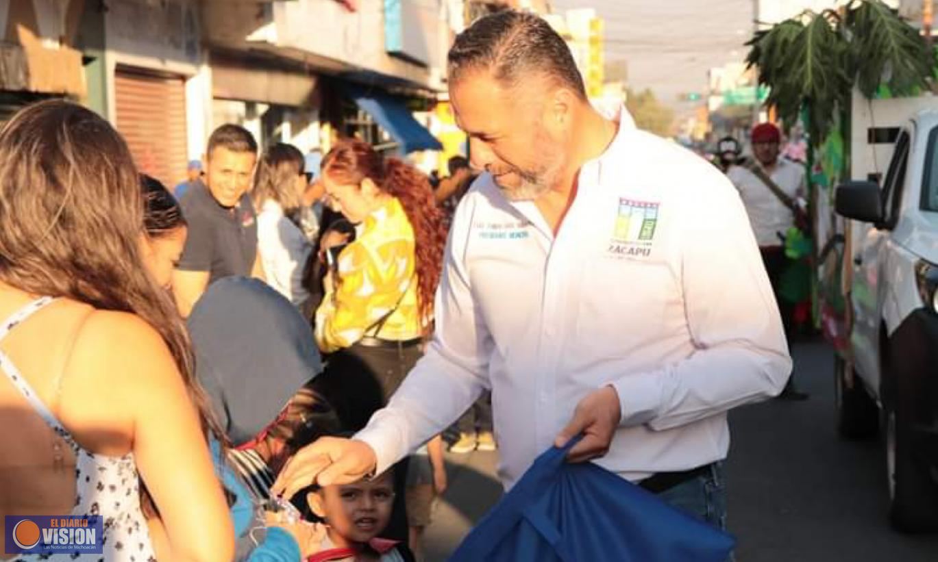 Con mega evento festejo el DIF Zacapu, a más de 8 mil niños