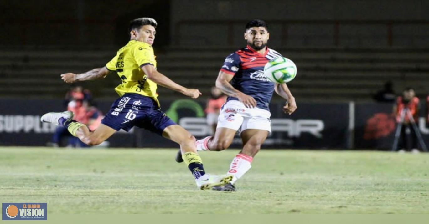 Atlético Morelia empata con Cimarrones en el juego de ida de los Cuartos de Final