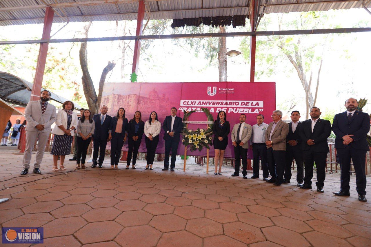 Encabeza Nacho Campos 161 aniversario de la Batalla de Puebla