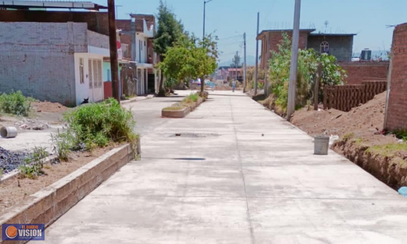 Municipio de Zacapu le apuesta a obras de impacto social