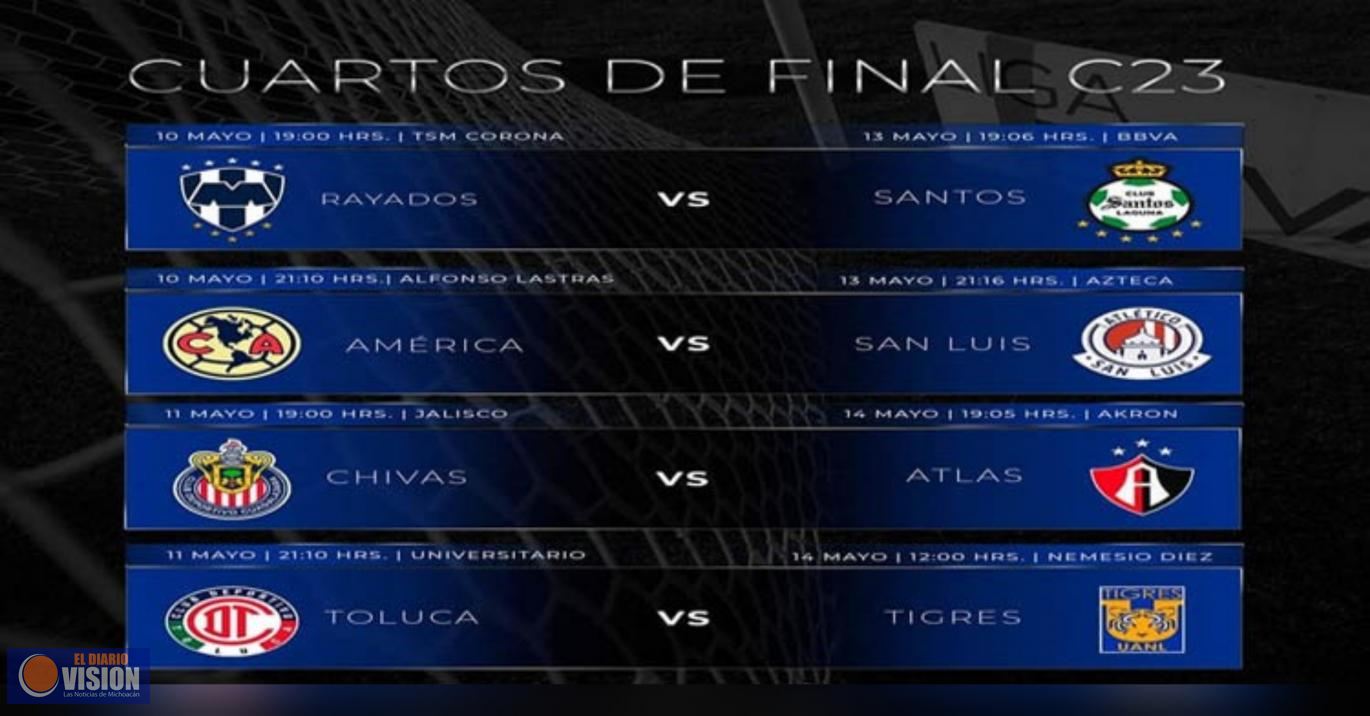 Anuncian los días y horarios de los Cuartos de Final