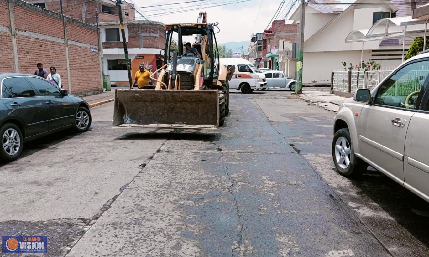 Inicia Gobierno Municipal la rehabilitación de Av. Agustín Arriaga Rivera