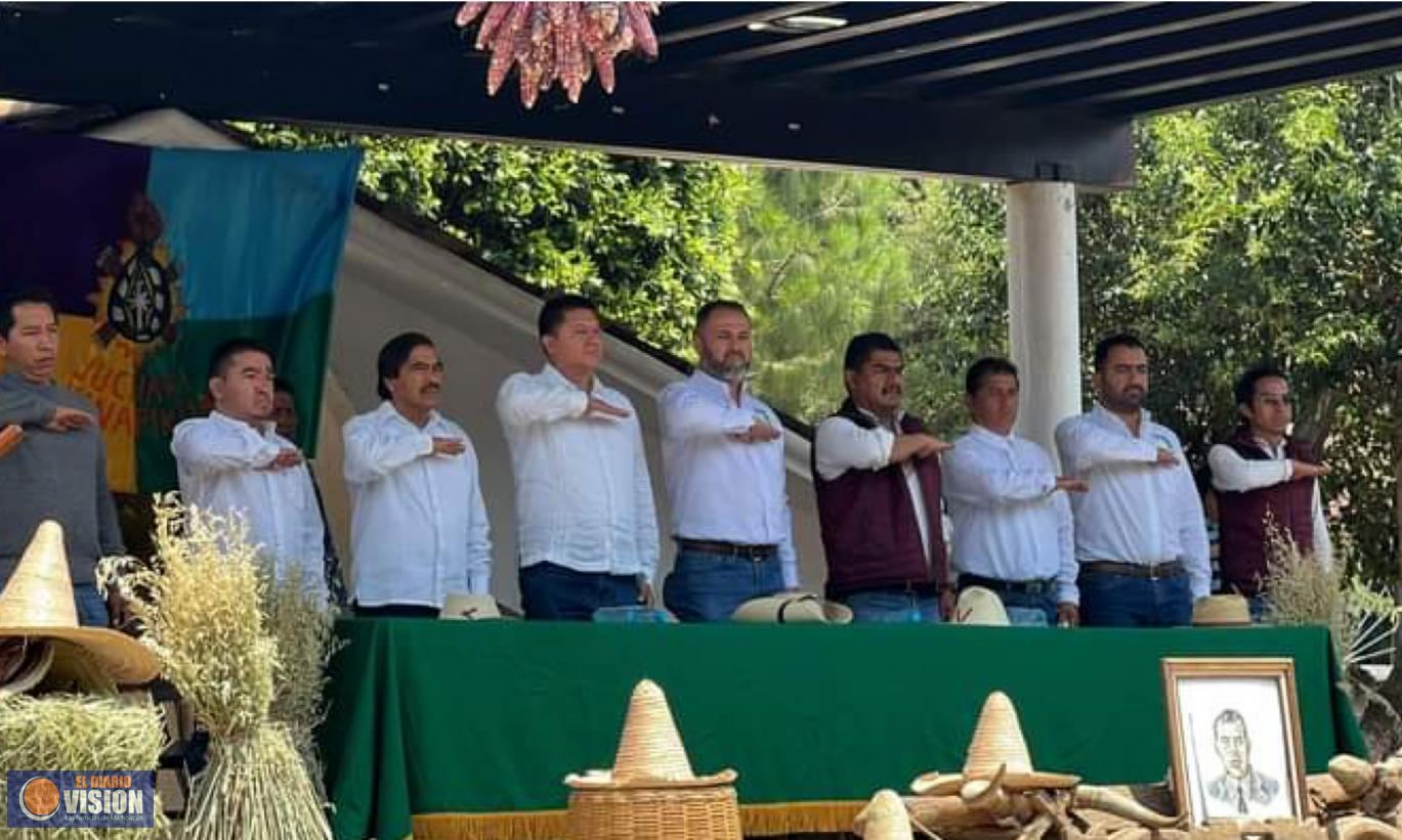 Reconoce alcalde Luis Felipe León Balbanera, legado de líder  agrarista Severo Espinoza