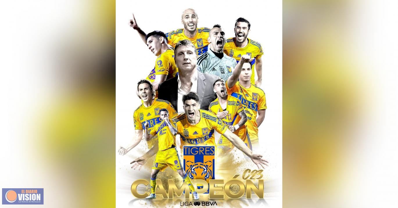 Tigres es Campeón de la Liga MX
