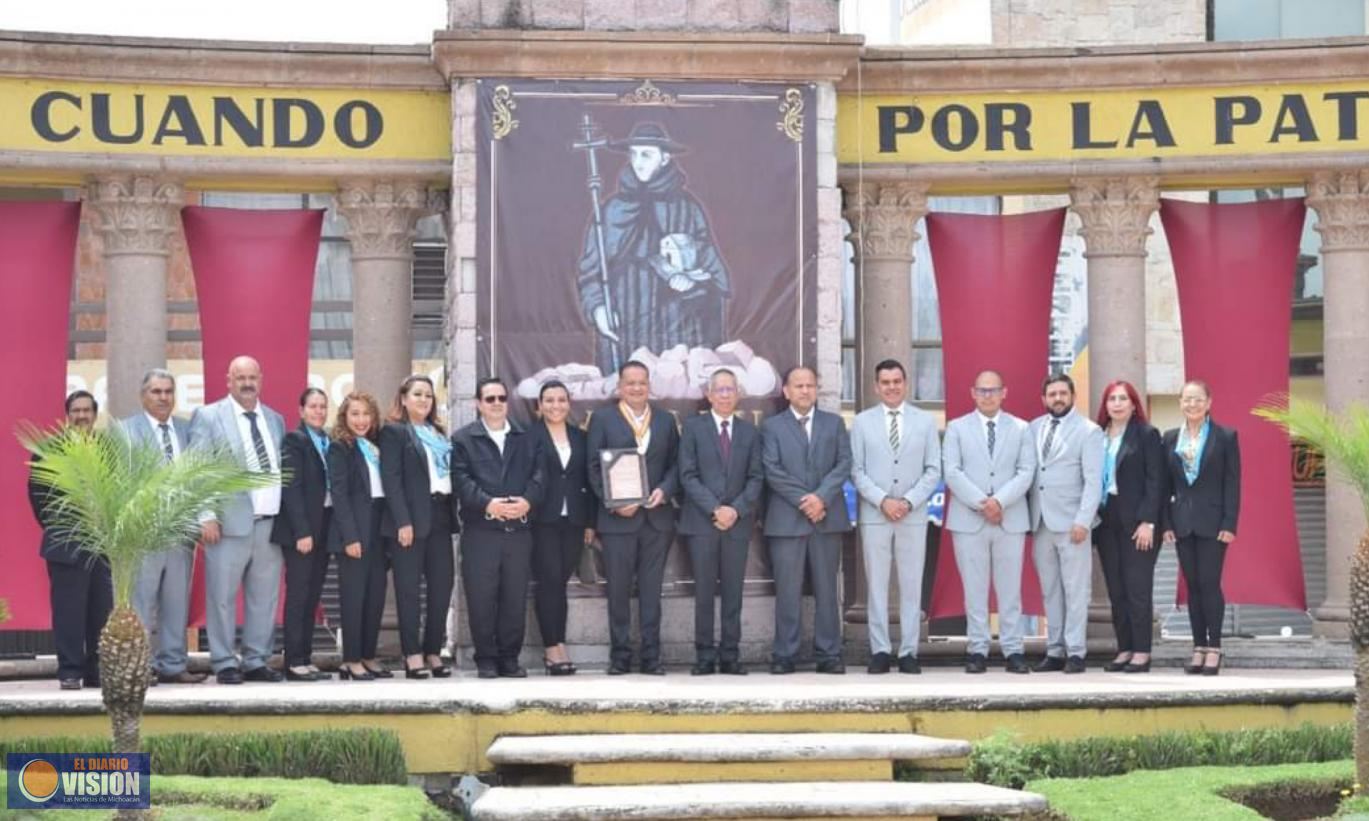 Ayuntamiento de Zacapu invita a postularse al galardón de la presea Fray Jacobo Daciano
