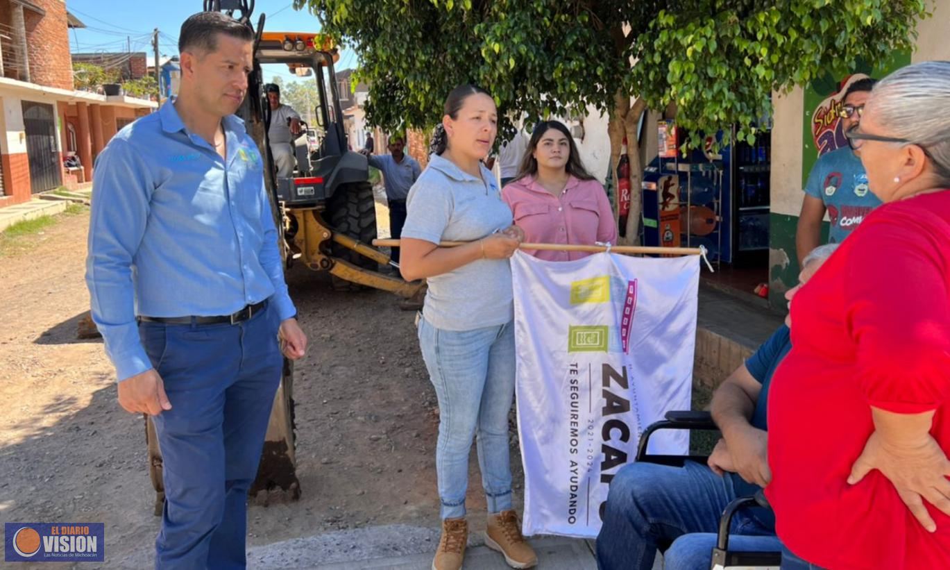 Cumpliendo compromiso del Alcalde Luis Felipe León Balbanera, con la mejora de infraestructura vial