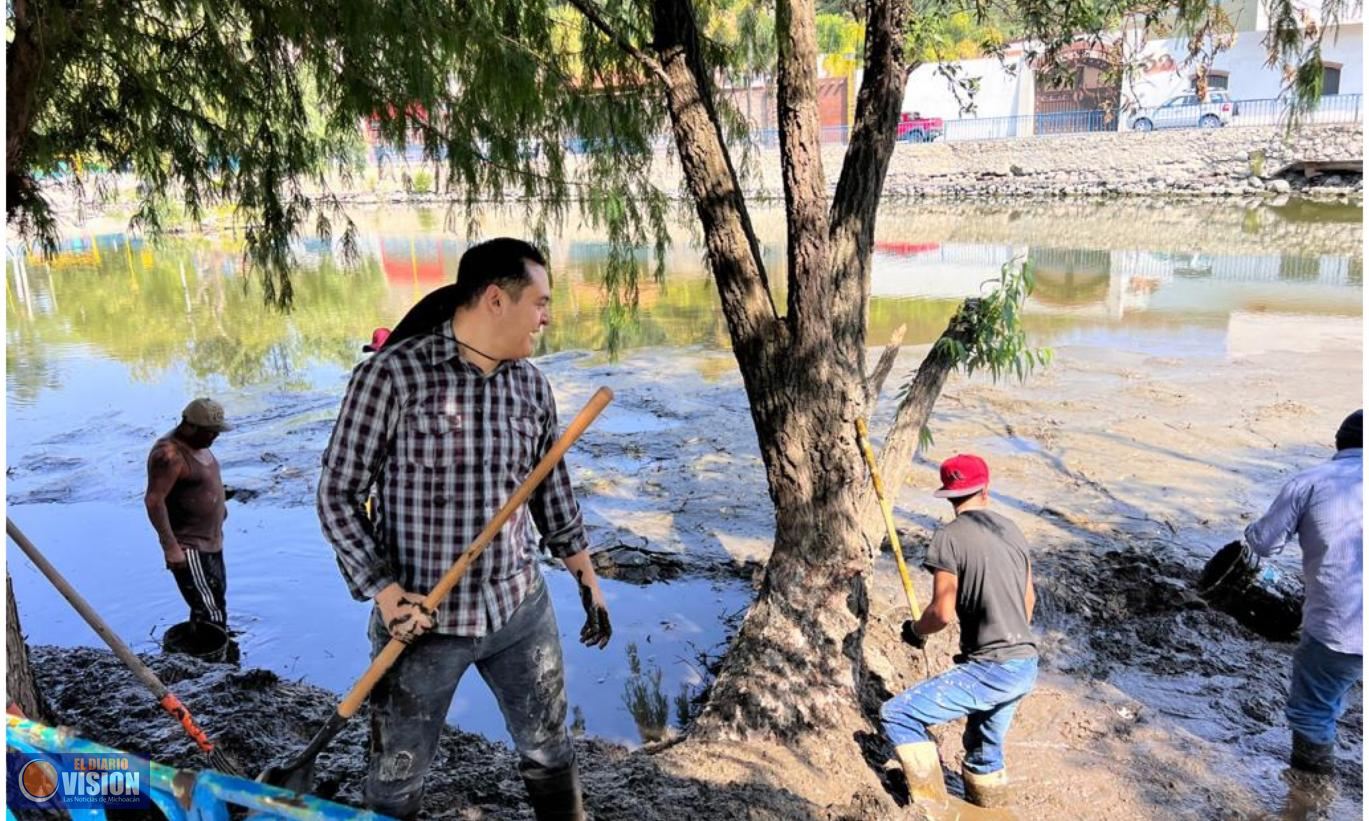 Trabajos en la Zarcita, garantizarán su durabilidad para futuros años