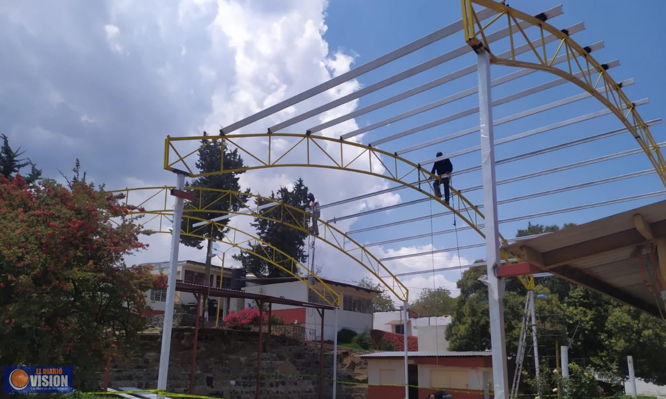 Primaria de la Colonia Eréndira, tendrá techumbre en área recreativa