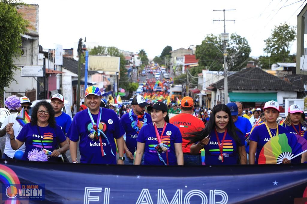 El amor siempre gana: Uruapan celebra la marcha del orgullo LGBT+