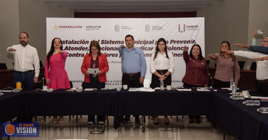 Uruapan salió de los 100 municipios con Alerta de Violencia de Género