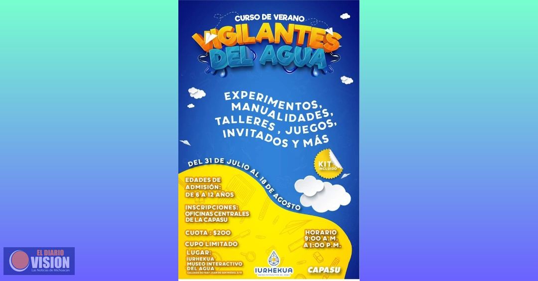 Invita CAPASU a su curso de verano en el Museo Interactivo Iurhekua