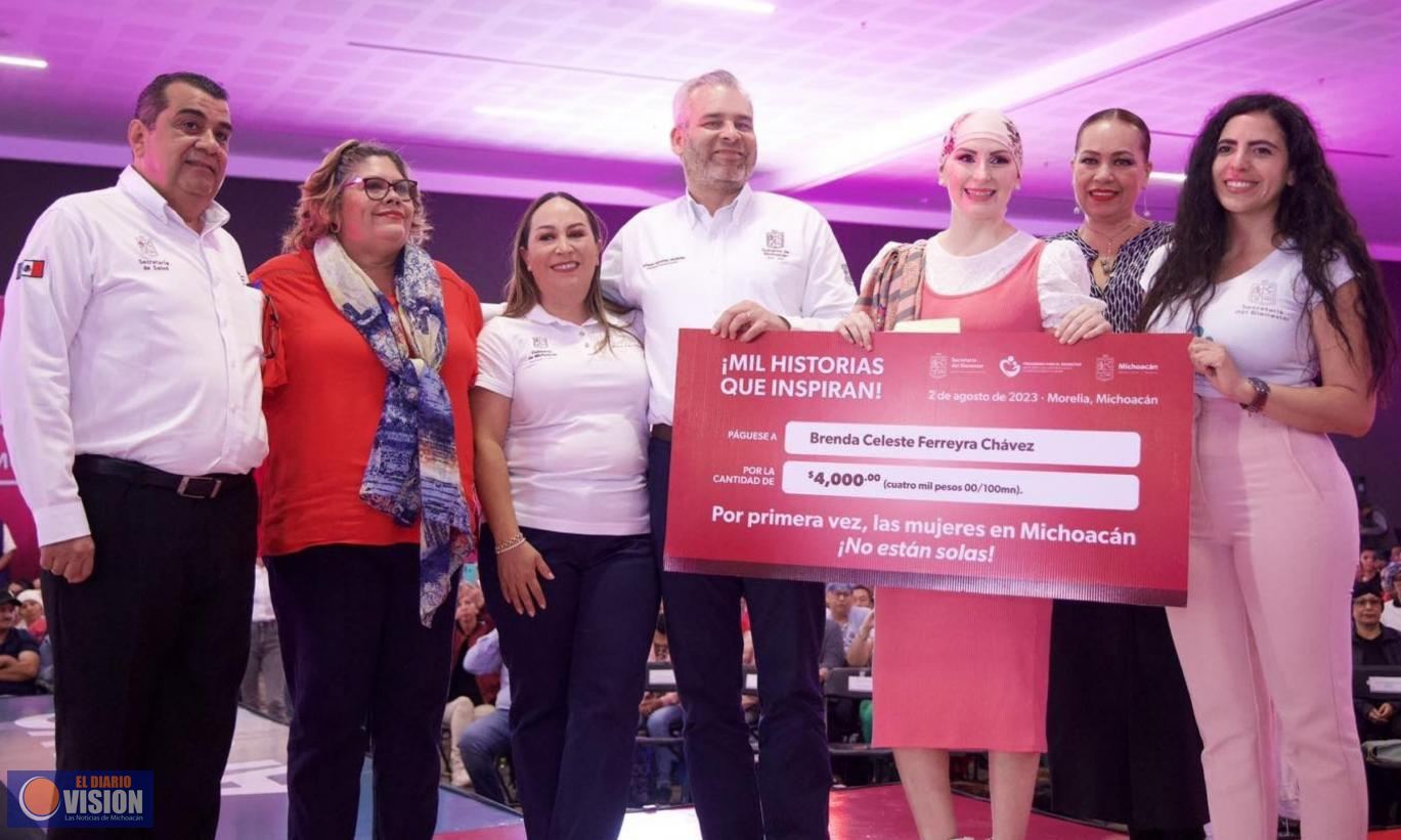 En Michoacán, mujeres con cáncer de mama y/o cervicouterino no están solas: Julieta García