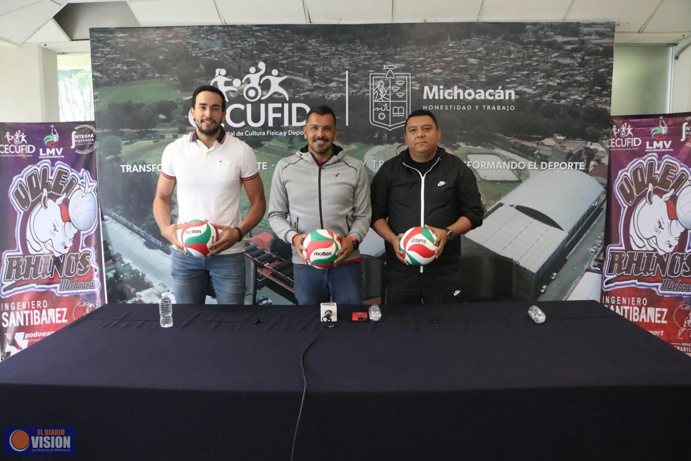 Listo el equipo de voleibol Rhinos para la temporada 2023-2024