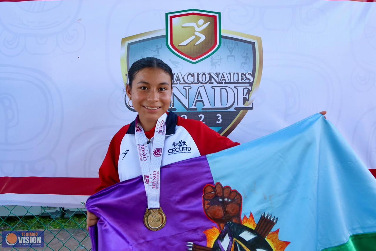 Michoacán suma 5 medallas más en Paranacionales Conade 2023