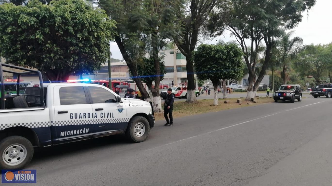 Tras hechos en Uruapan se refuerza seguridad