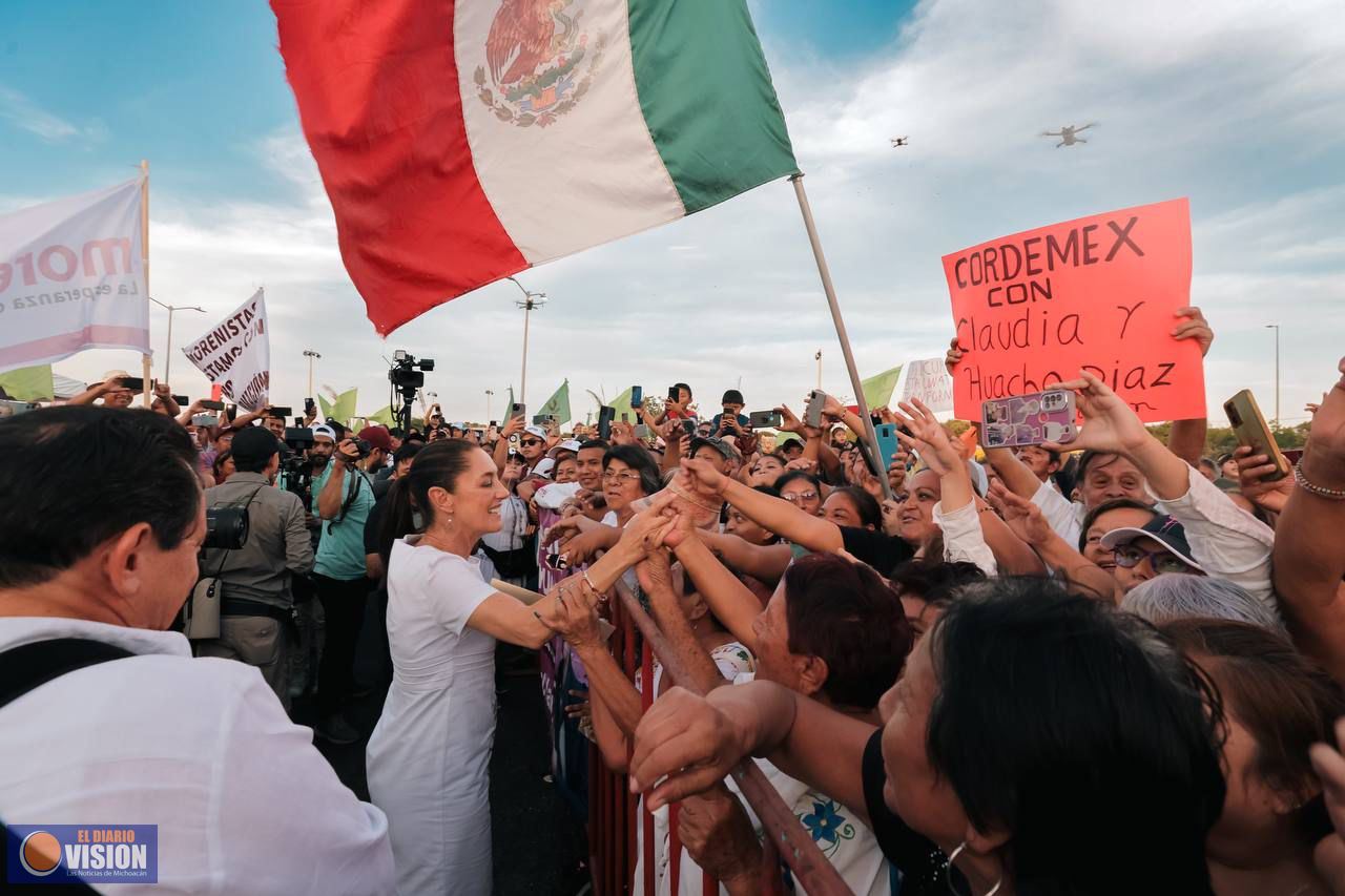 Claudia Sheinbaum, llama al pueblo, a ser parte de la Cuarta Transformación