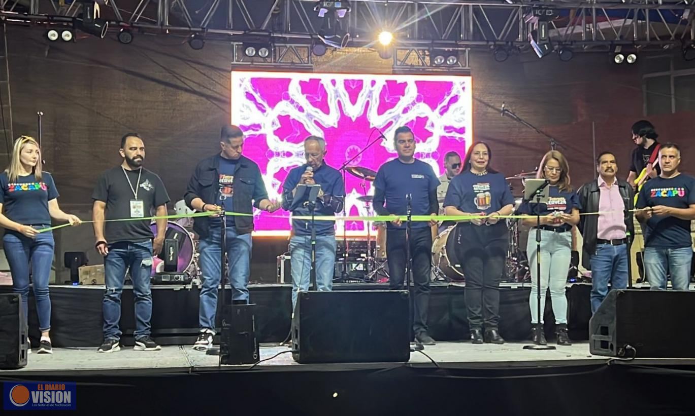 Inauguran en Zacapu el 7mo Festival de la Cerveza Artesanal