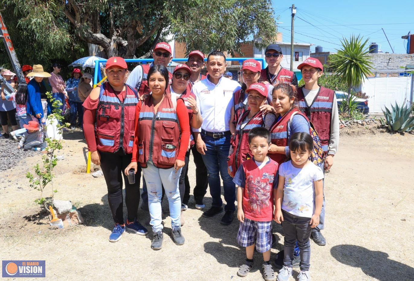 Impulsa Torres Piña rescate de espacios públicos para una mejor convivencia en Morelia