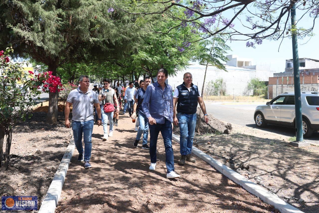 Alfonso Martínez pide tomar precauciones por obras viales