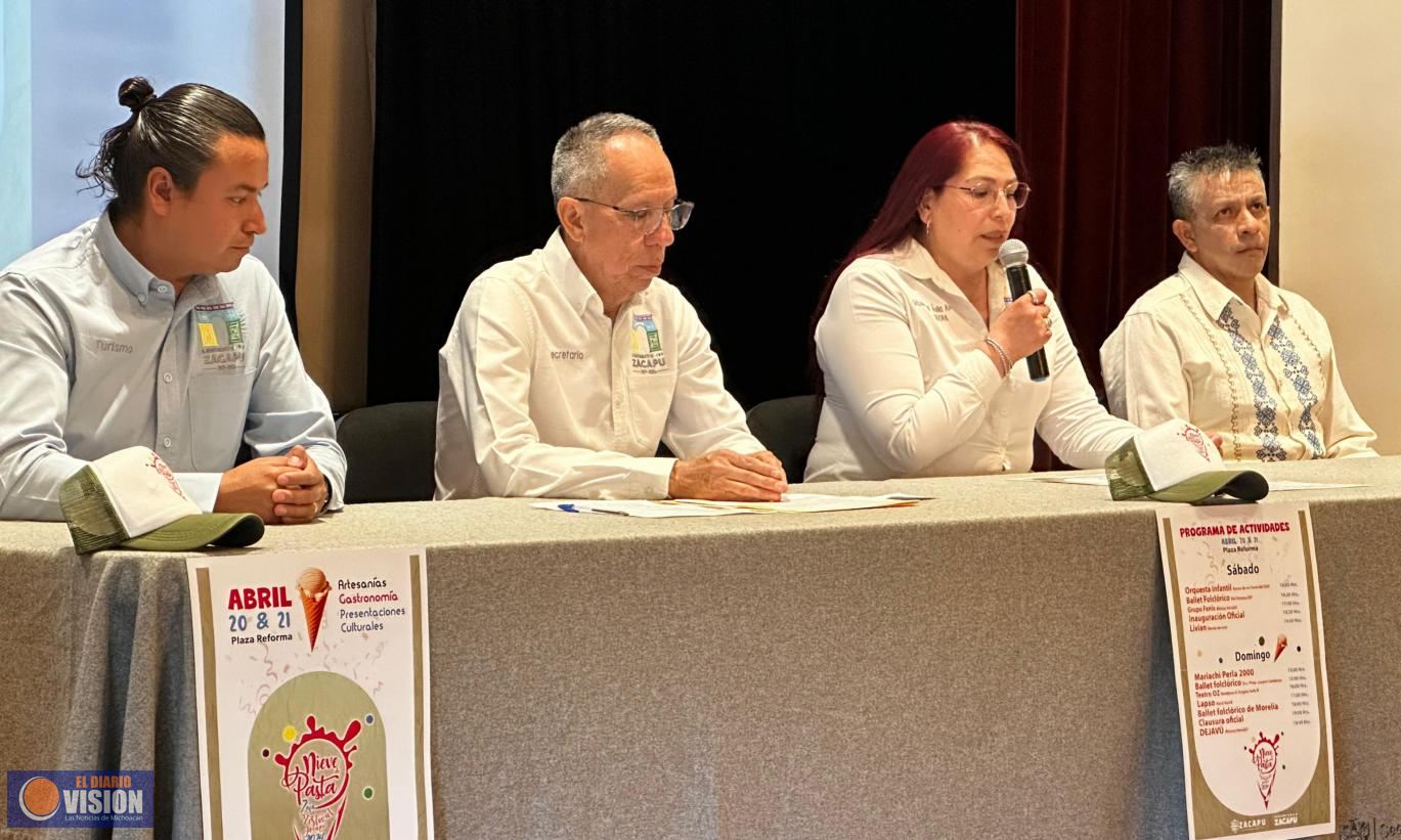 Más de 40 sabores te esperan en la Feria de la Nieve de Zacapu