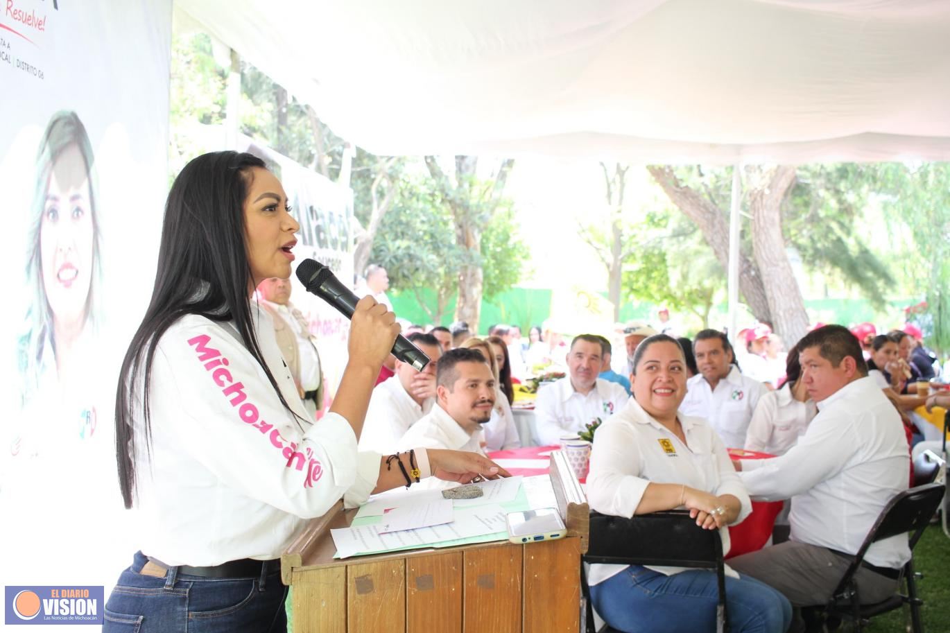 La unidad es nuestro camino, la fuerza nuestro corazón por eso vamos a ganar: Araceli Saucedo