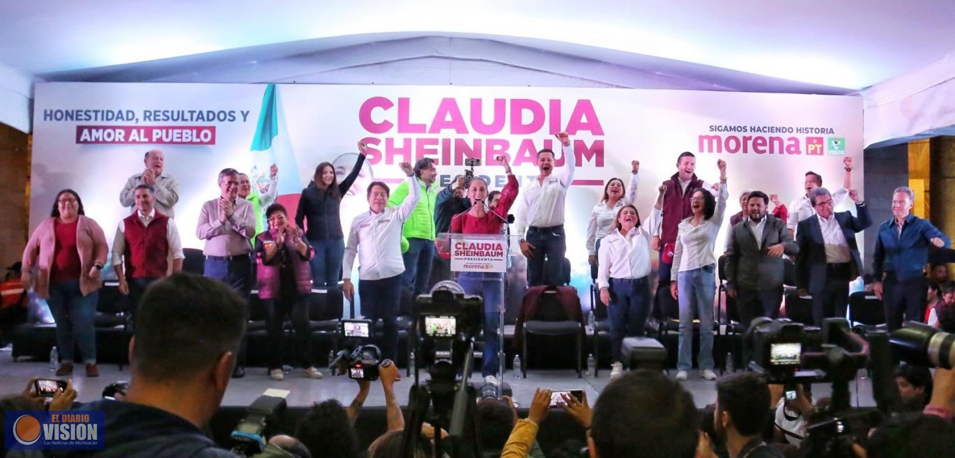 El 2 de junio, nos vemos en el Zócalo: Claudia Sheinbaum