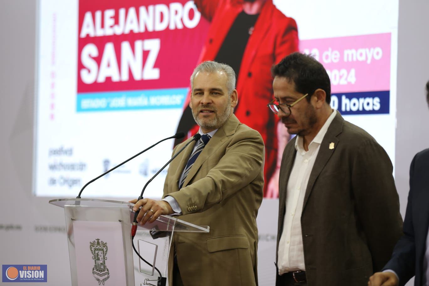 Alejandro Sanz les cantará a las mamás en el Festival Michoacán de Origen