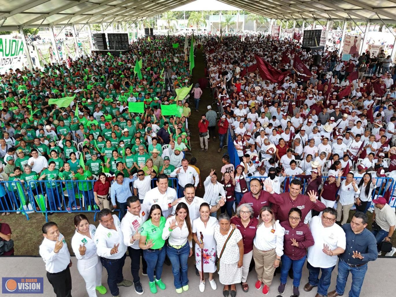 Claudia Sheinbaum, compromete construcción de Hospital de Tantoyuca