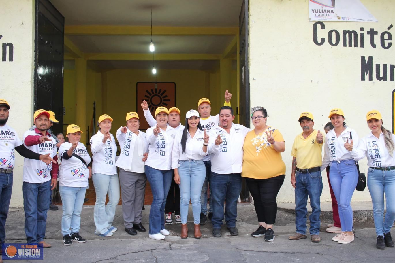 Seguimos consolidando con la gente este proyecto colectivo y de unidad: Araceli Saucedo