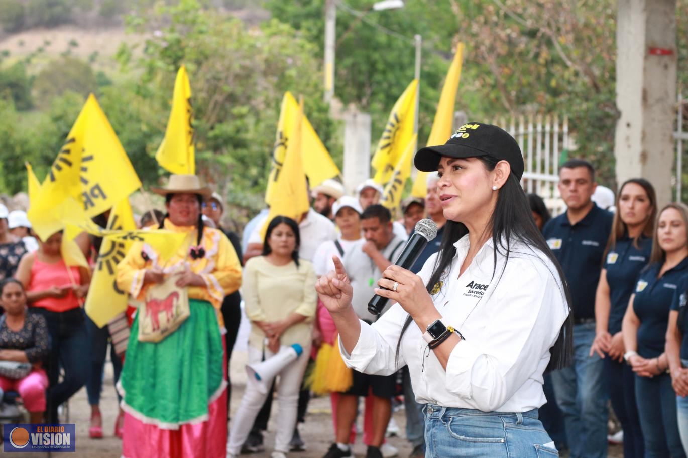 No hay marcha atrás, en Tuxpan ¡vamos a ganar juntas y juntos!: Araceli Saucedo