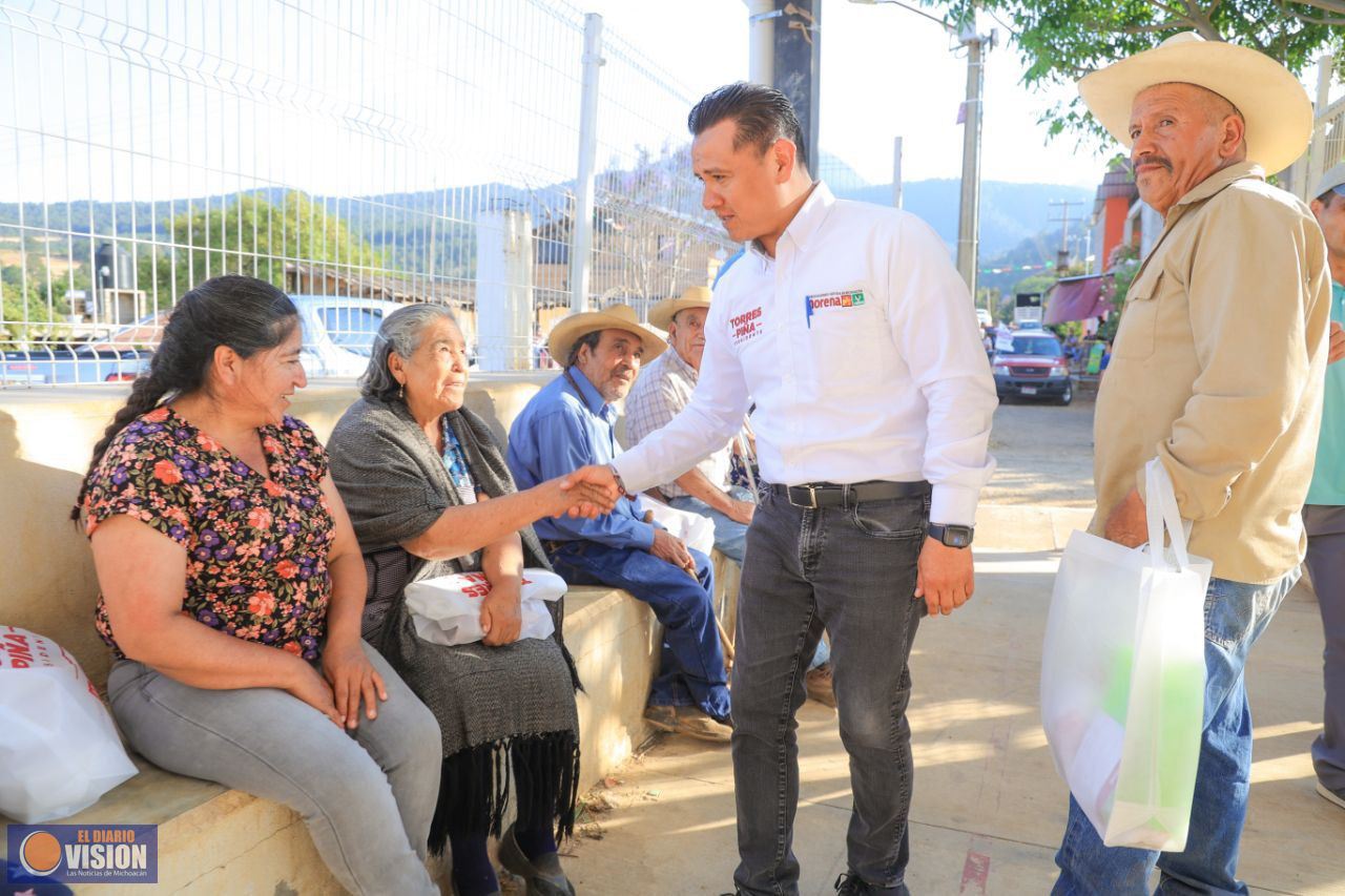 Va Torres Piña por la recuperación de las comunidades rurales de Morelia