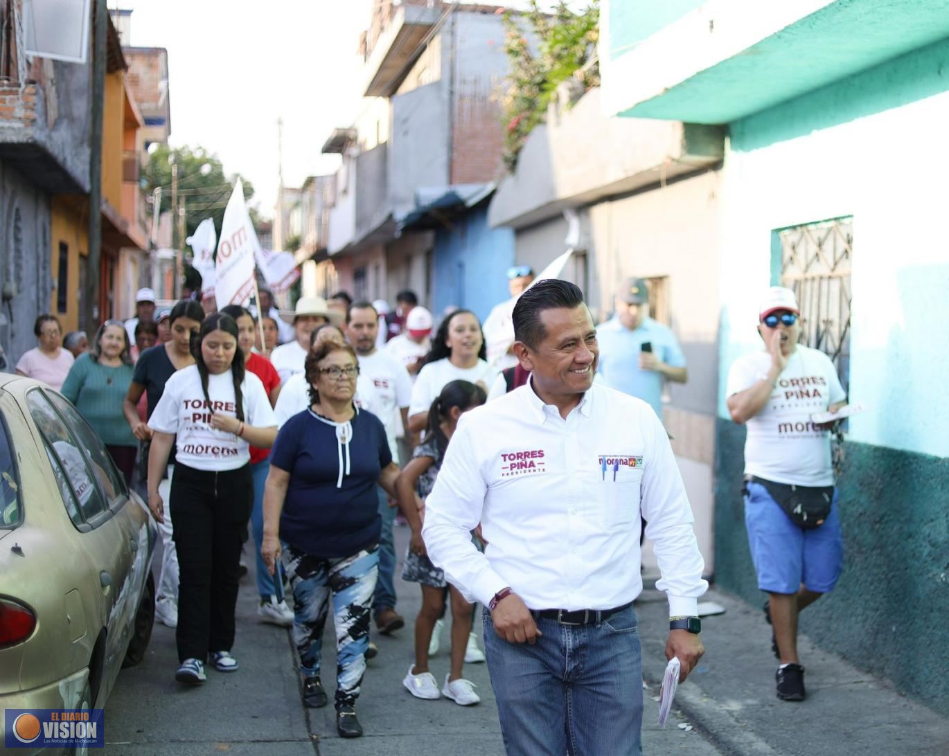 En mi gobierno no habrá morelianos de primera y de segunda: Torres Piña