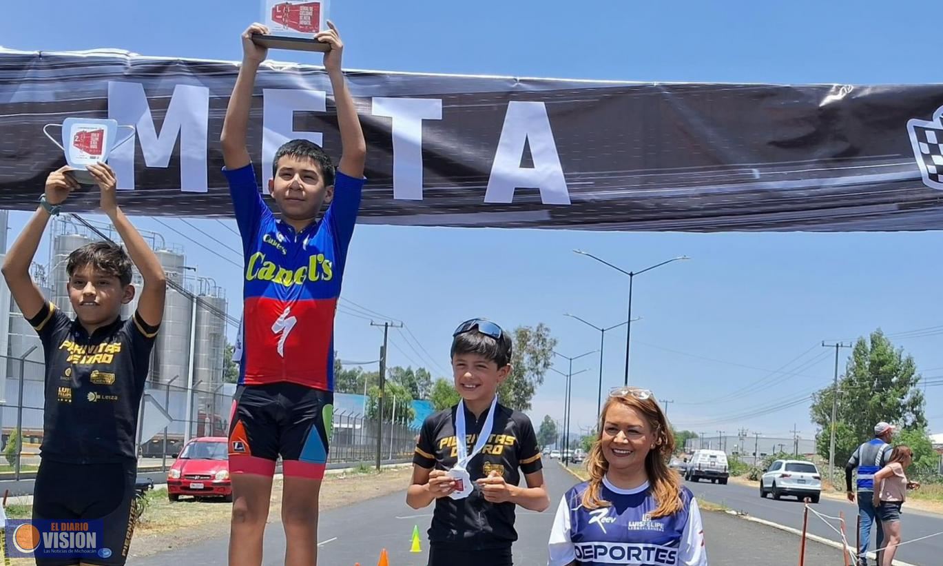 Con gran éxito se realizó la cuarta edición del serial de ciclismo infantil 