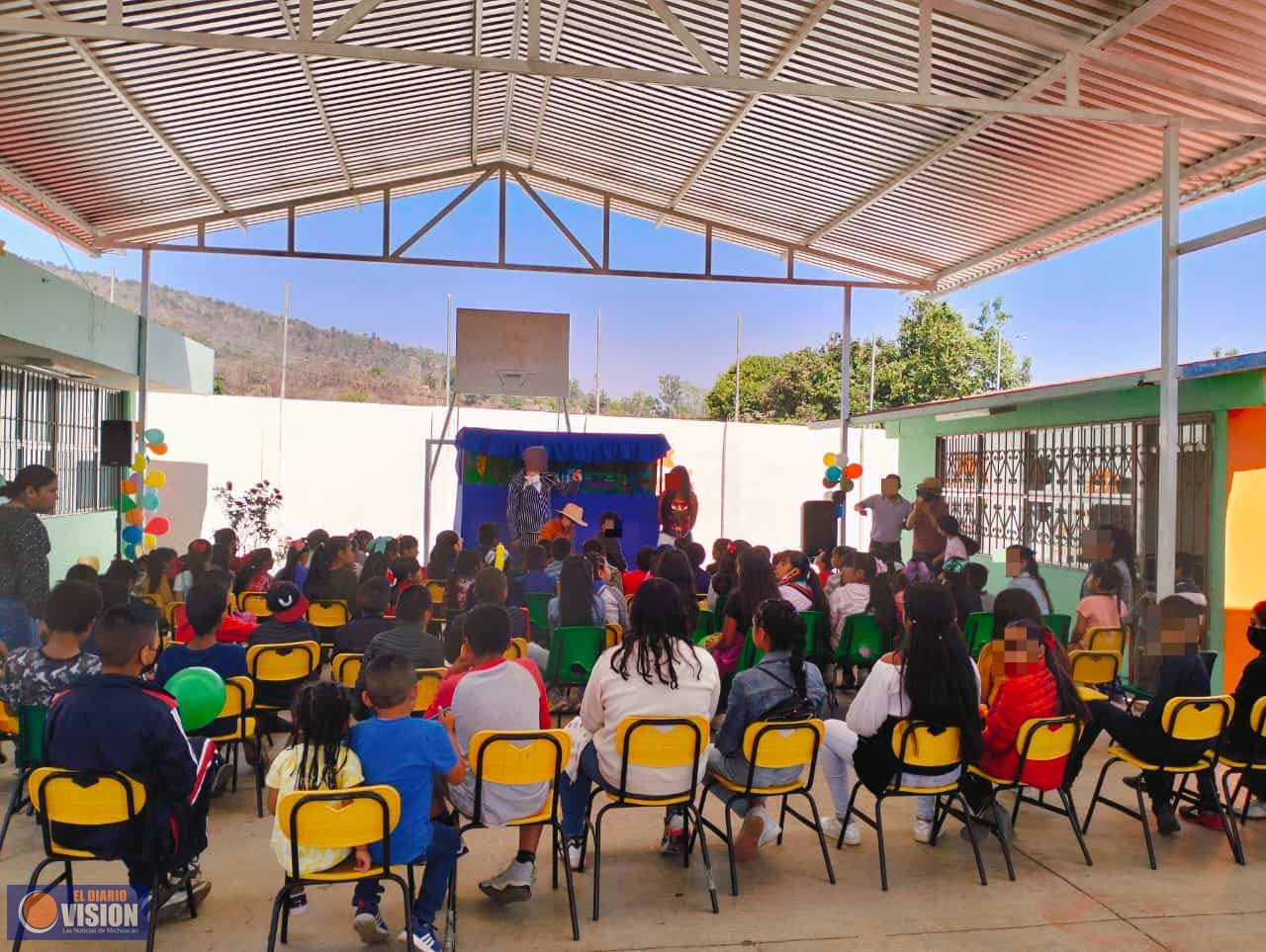 Cerca de 16 mil niñas y niños  concientizados para evitar violencias, mediante teatro de CEDH 