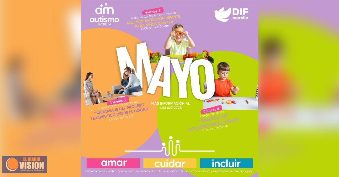 DIF Morelia invita a actividades “Creando Comunidad - Morelia incluyente”